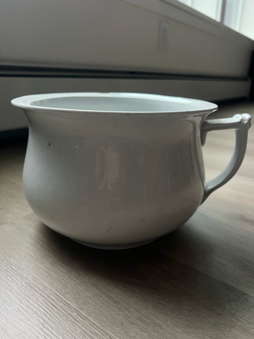 Vintage Thomas Elsmore & Son Ironstone Chamber Pot